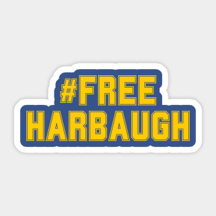 Free Harbaugh Sticker